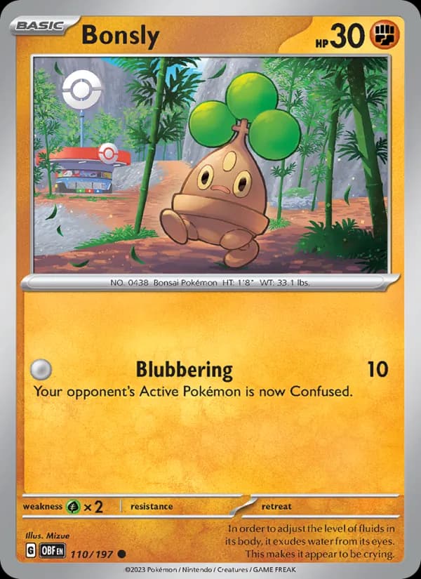 Bonsly – Obsidian Flames 110