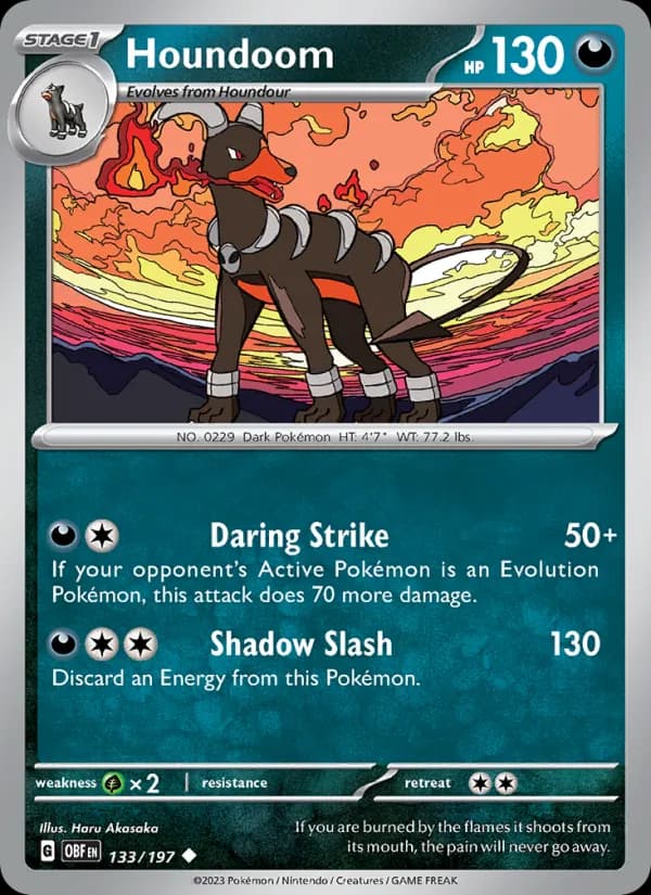 Houndoom – Obsidian Flames 133