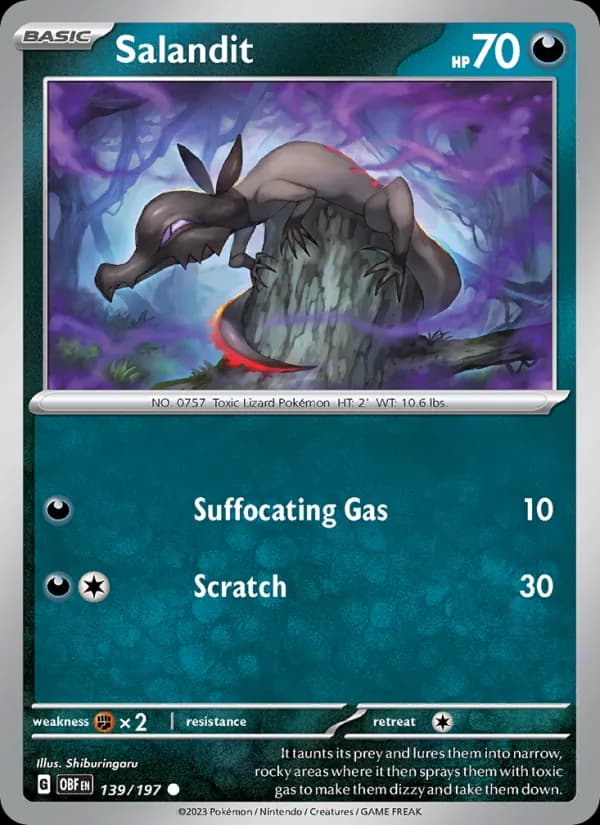 Salandit – Obsidian Flames 139