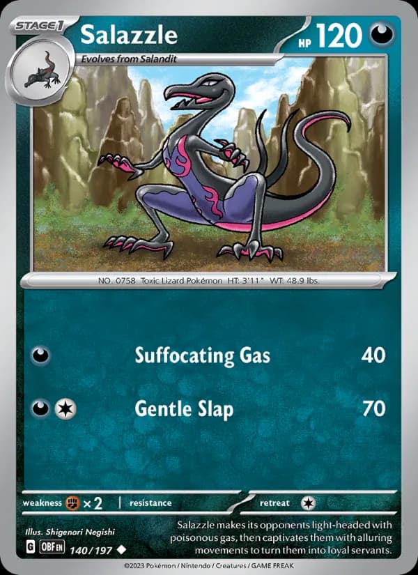 Salazzle – Obsidian Flames 140