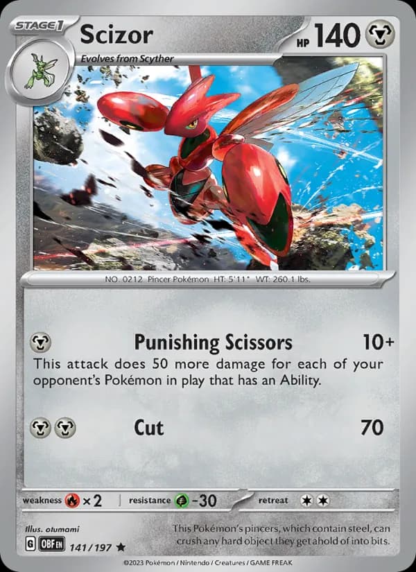 Scizor – Obsidian Flames 141
