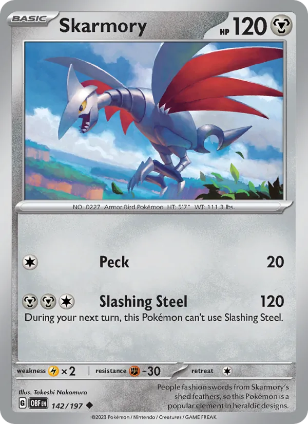 Skarmory – Obsidian Flames 142