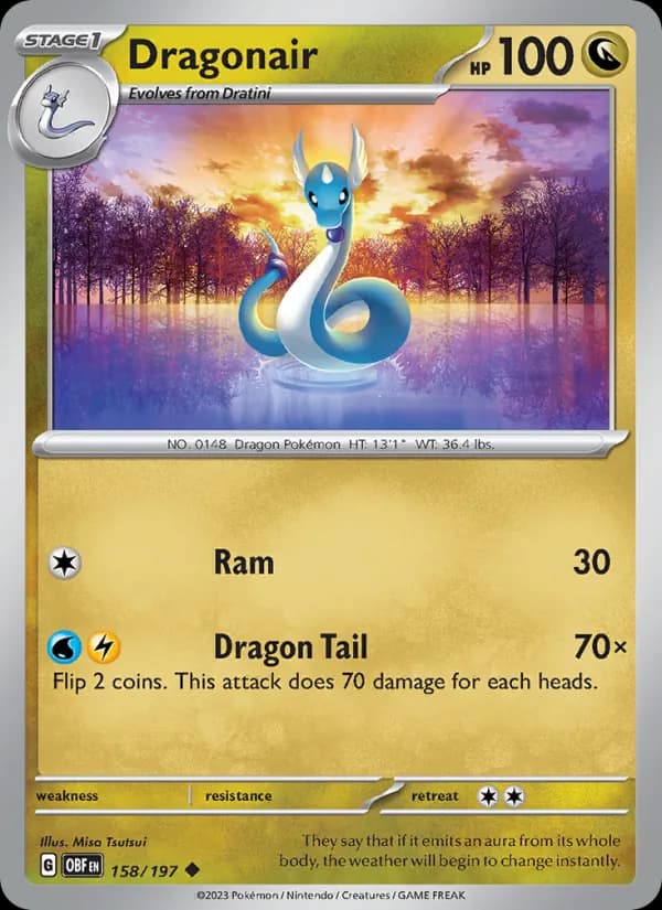 Dragonair – Obsidian Flames 158
