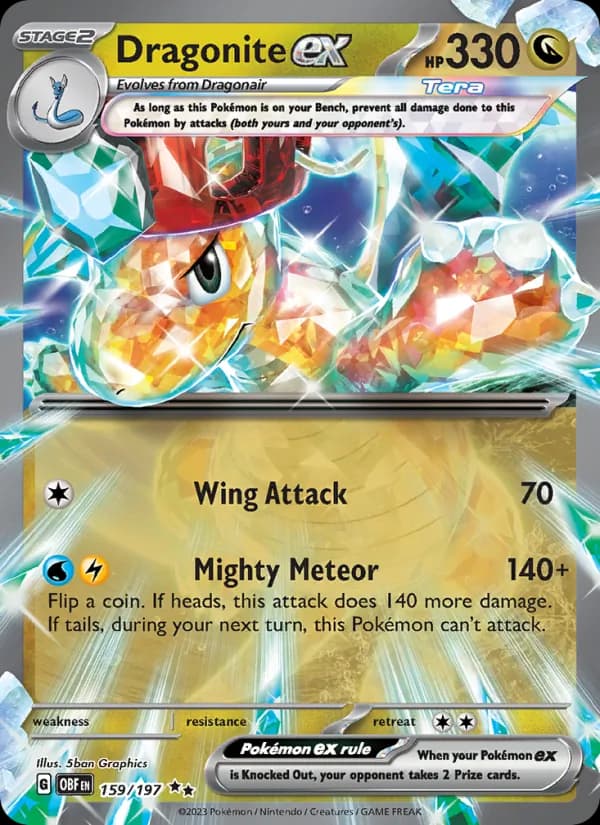 Dragonite ex – Obsidian Flames 159