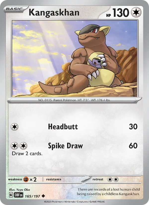Kangaskhan – Obsidian Flames 165