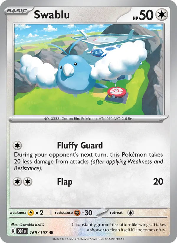 Swablu – Obsidian Flames 169