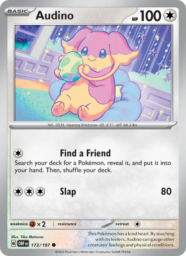 Audino – Obsidian Flames 173