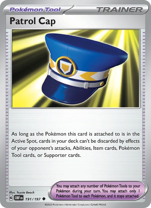 Patrol Cap – Obsidian Flames 191