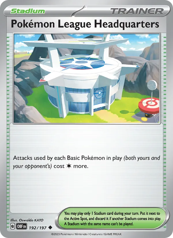 Pokémon League Headquarters – Obsidian Flames 192