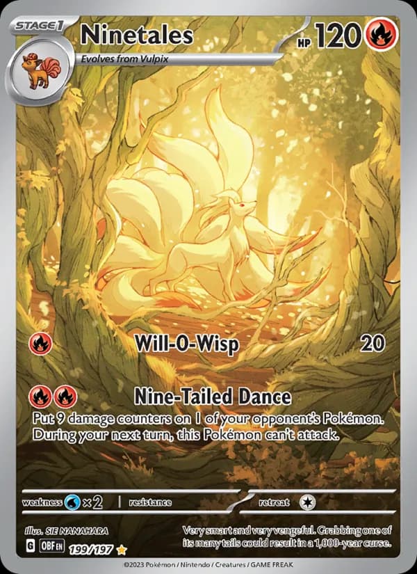 Ninetales – Obsidian Flames 199