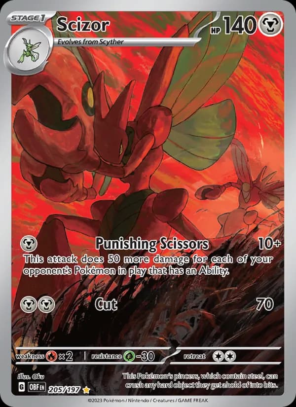 Scizor – Obsidian Flames 205