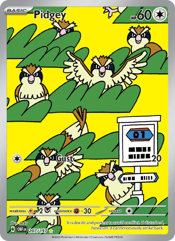 Pidgey – Obsidian Flames 207