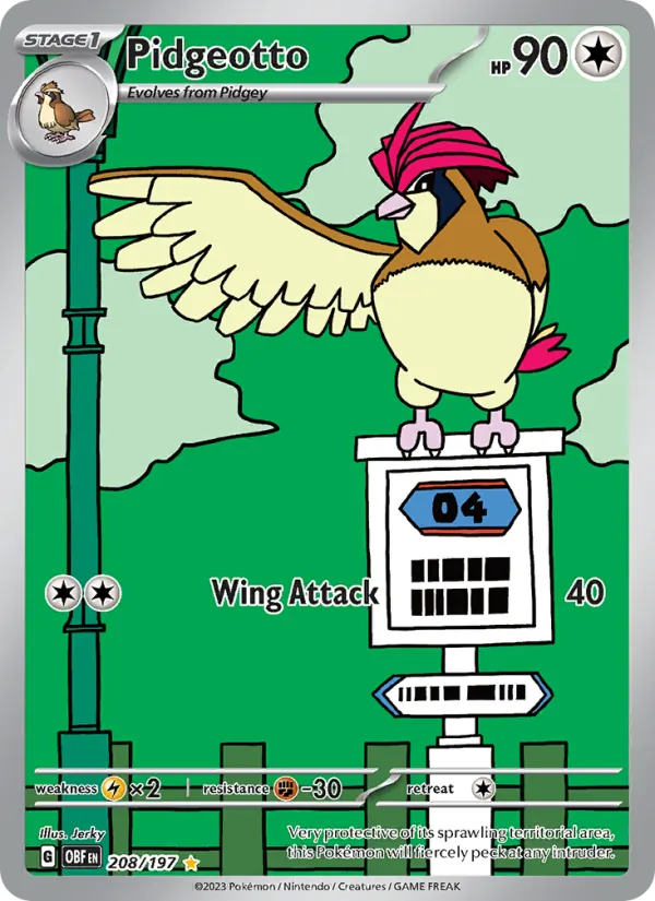 Pidgeotto – Obsidian Flames 208