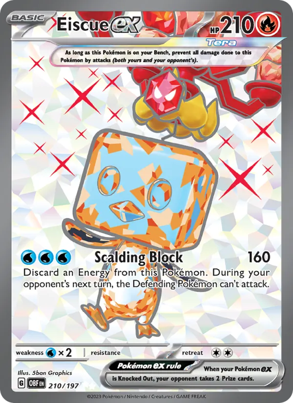 Eiscue ex – Obsidian Flames 210