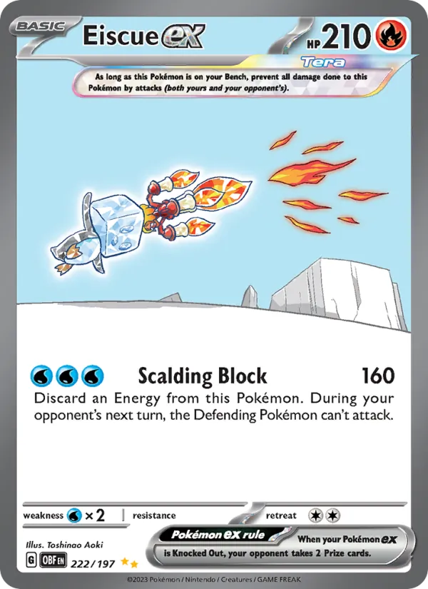 Eiscue ex – Obsidian Flames 222