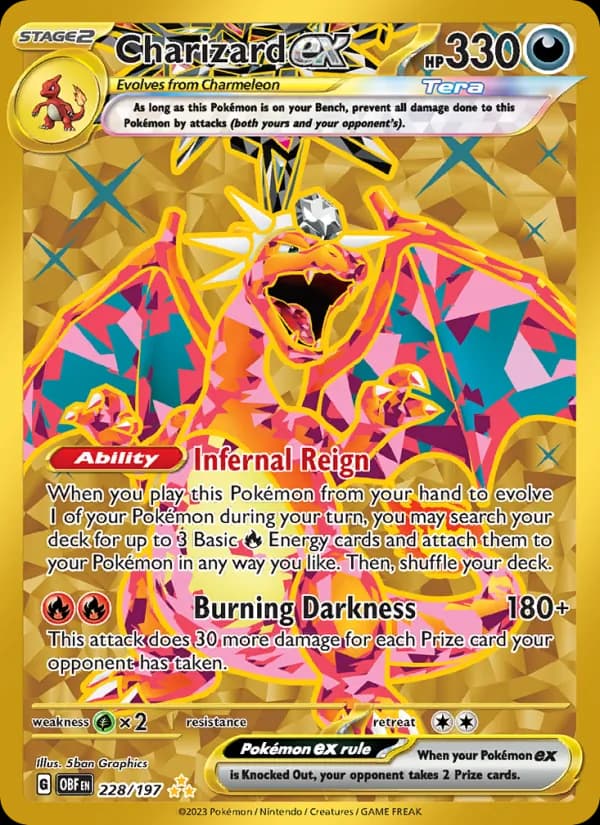 Charizard ex – Obsidian Flames 228