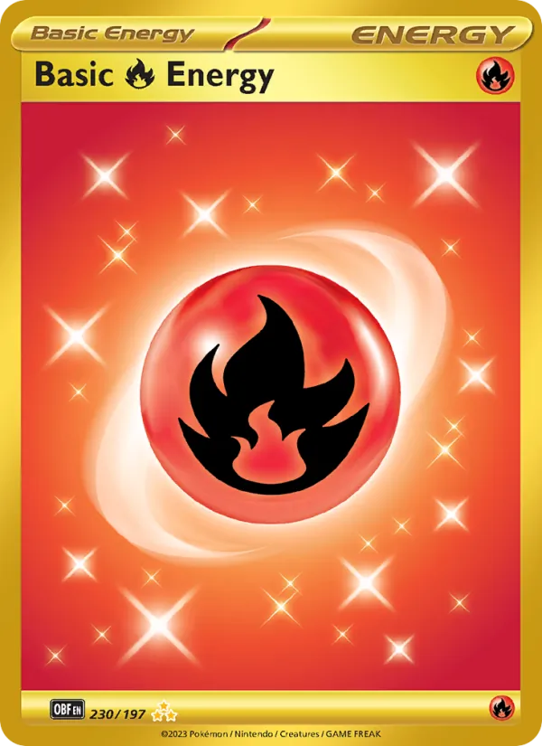 Basic Fire Energy – Obsidian Flames 230