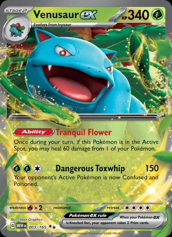 Venusaur ex – 151 003