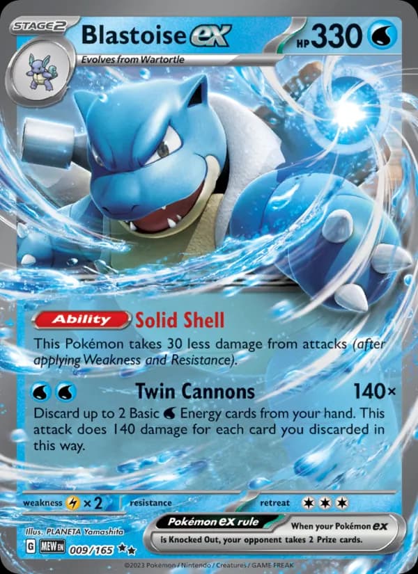 Blastoise ex – 151 009