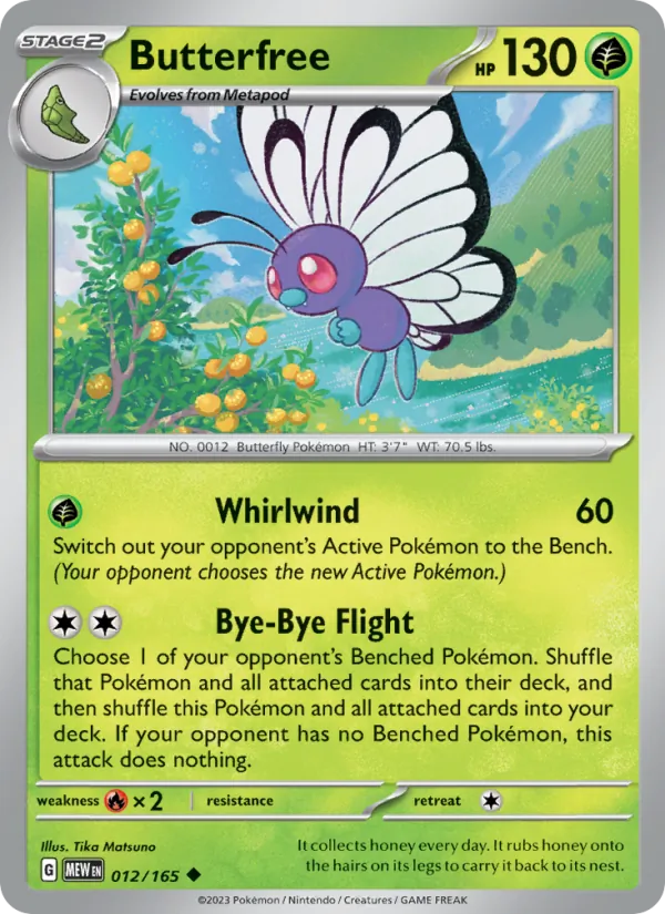 Butterfree – 151 012