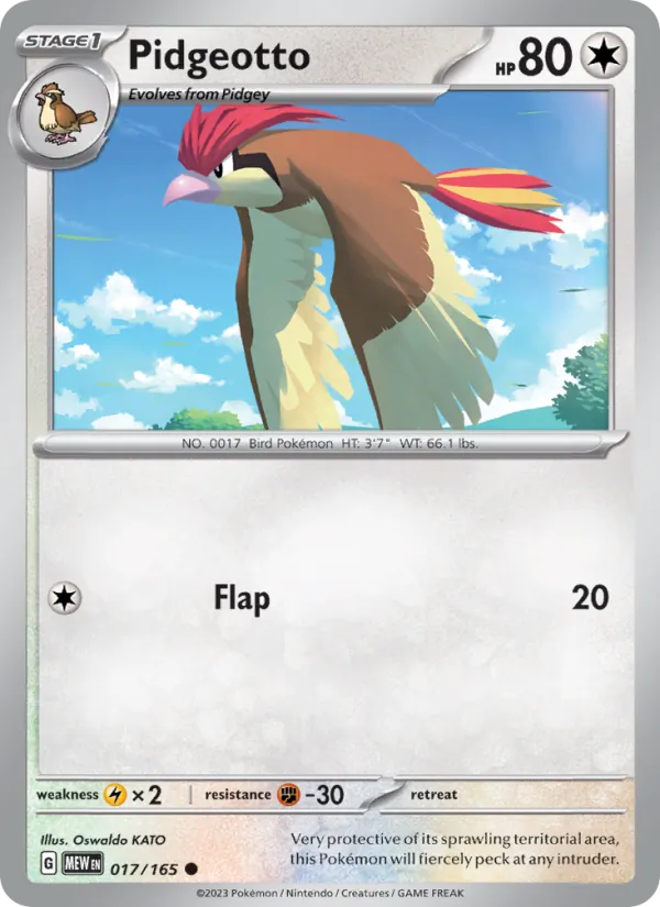 Pidgeotto – 151 017