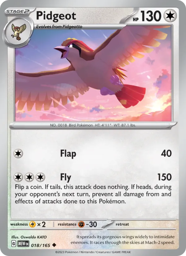 Pidgeot – 151 018