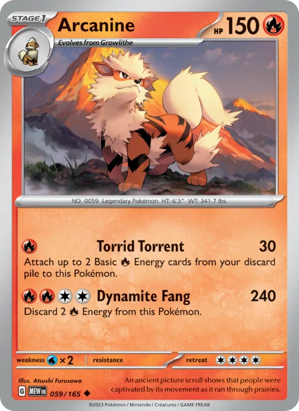 Arcanine – 151 059