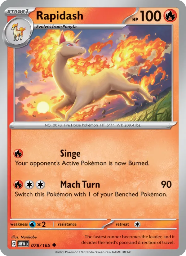 Rapidash – 151 078