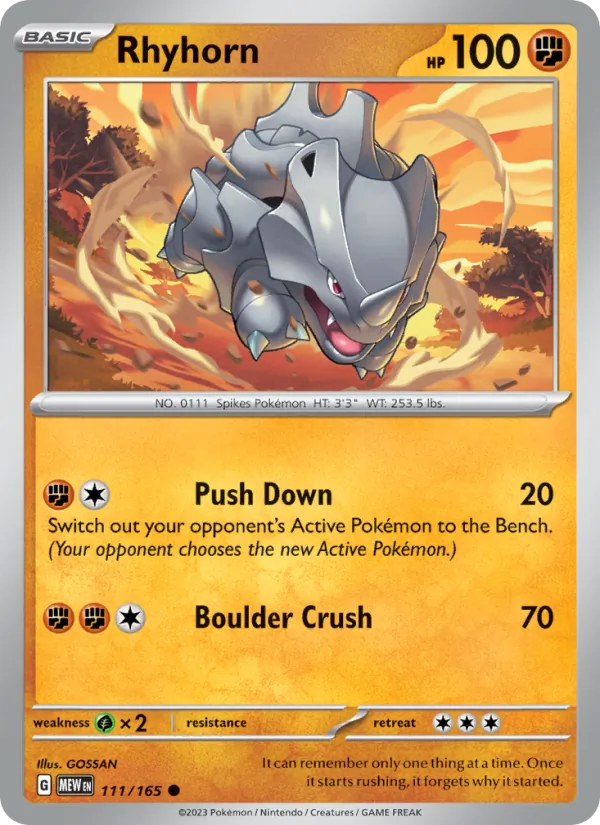 Rhyhorn – 151 111