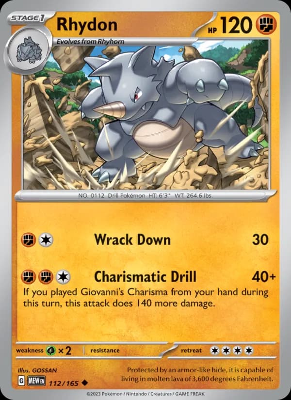 Rhydon – 151 112