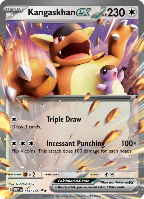 Kangaskhan ex – 151 115