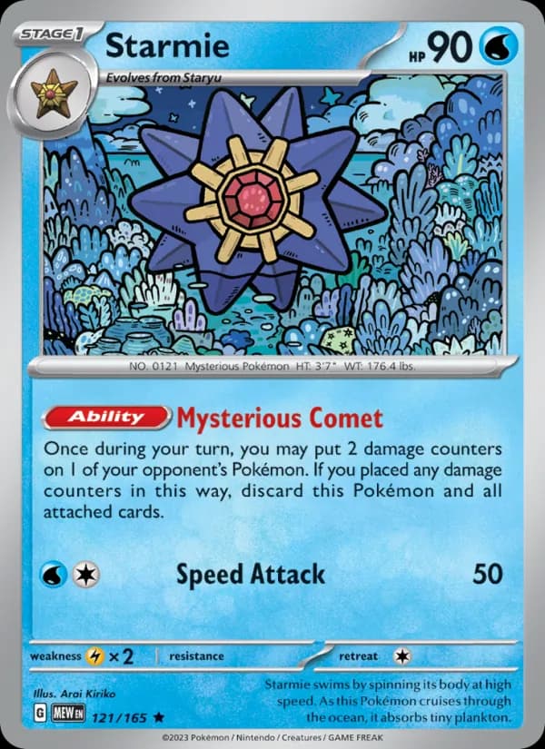 Starmie – 151 121