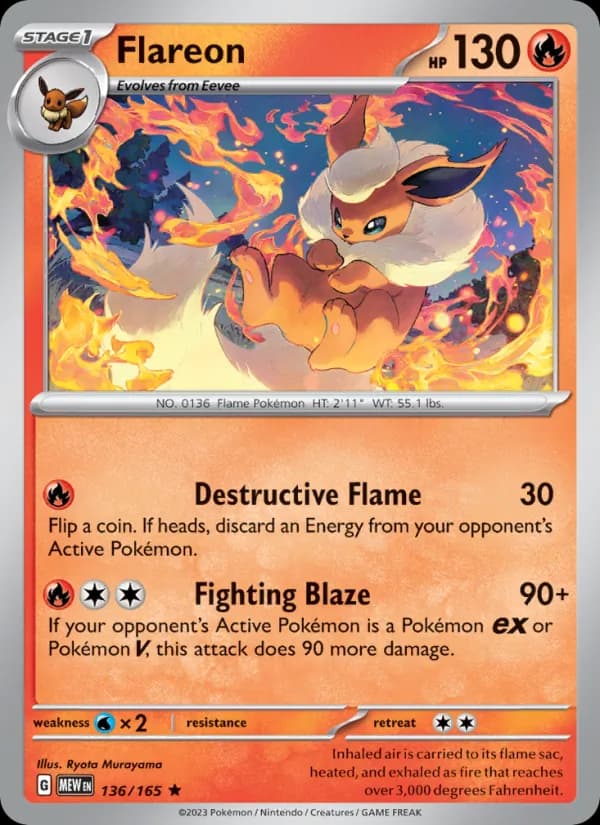 Flareon – 151 136