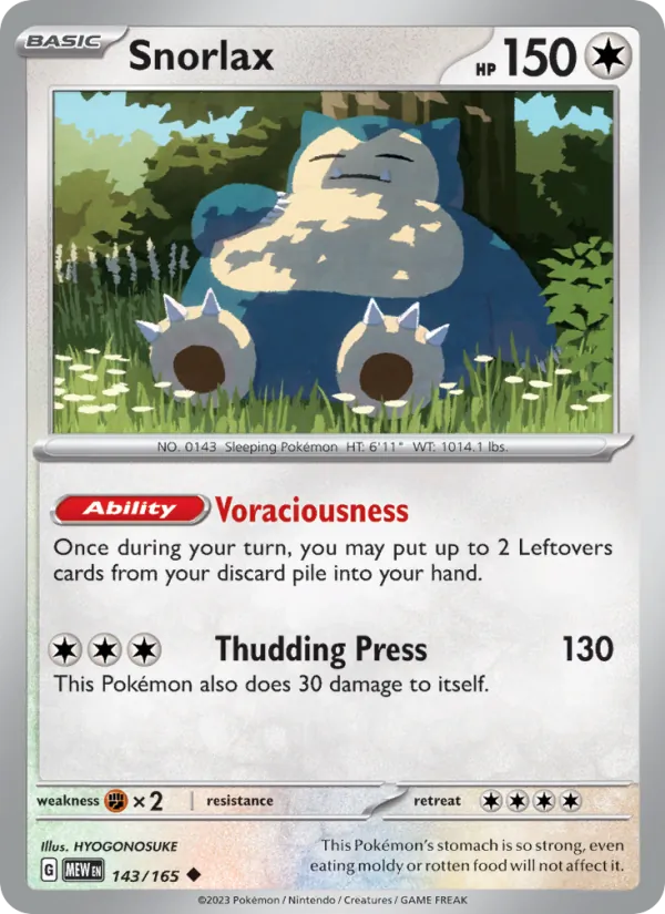 Snorlax – 151 143