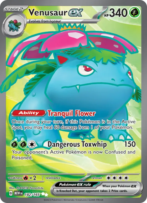 Venusaur ex – 151 182