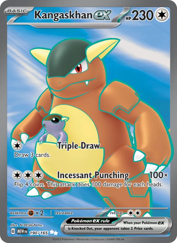 Kangaskhan ex – 151 190