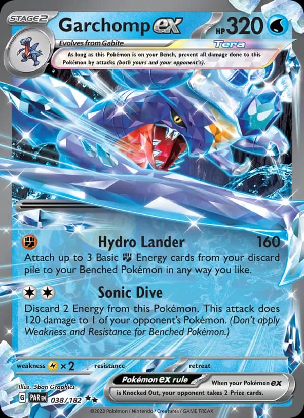 Garchomp ex – Paradox Rift 038