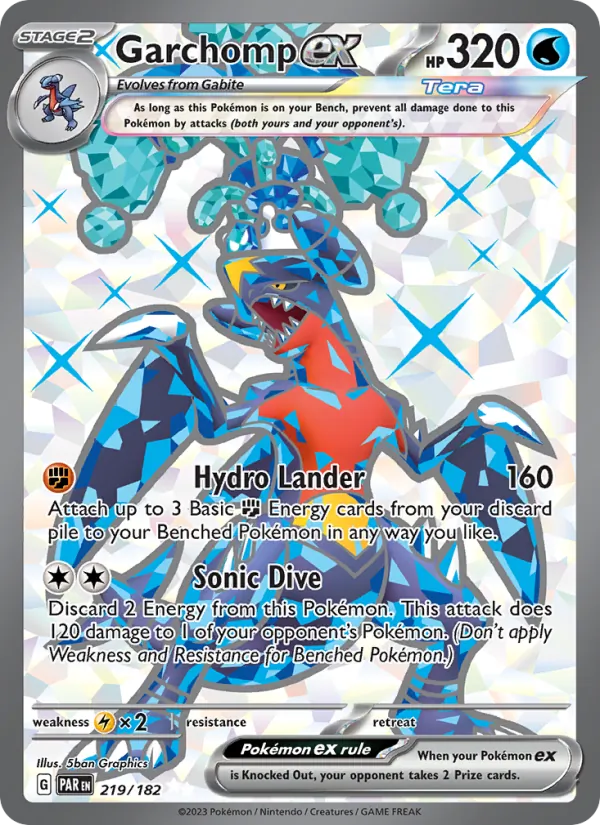 Garchomp ex – Paradox Rift 219
