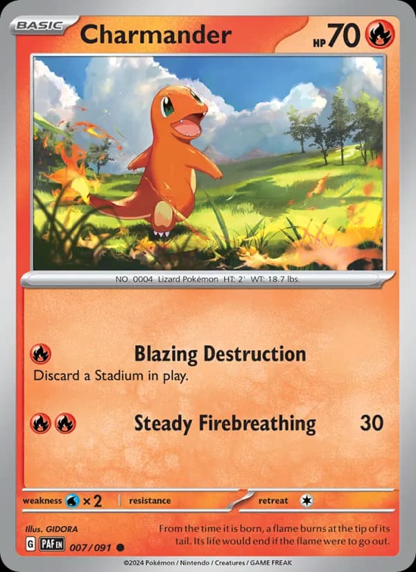 Charmander – Paldean Fates 007