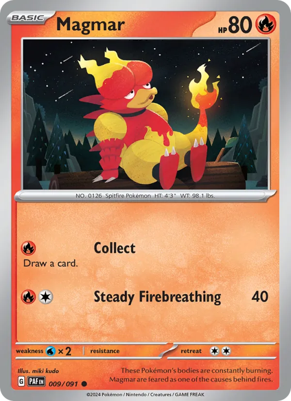 Magmar – Paldean Fates 009