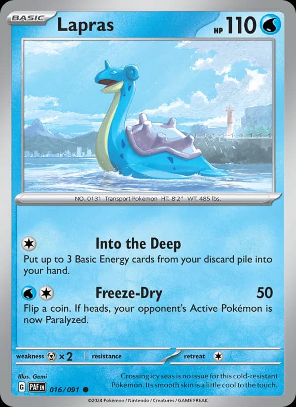 Lapras – Paldean Fates 016