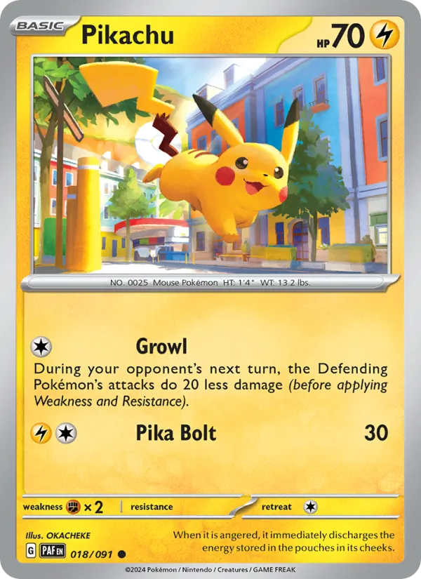 Pikachu – Paldean Fates 018