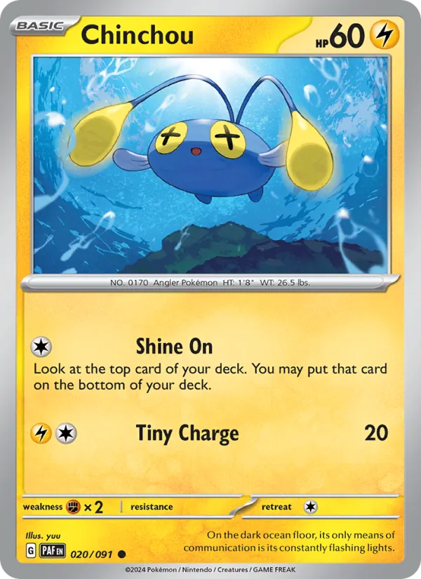 Chinchou – Paldean Fates 020