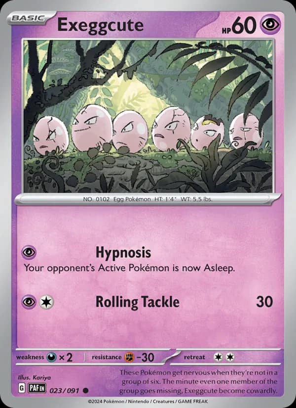 Exeggcute – Paldean Fates 023