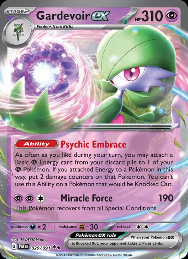 Gardevoir ex – Paldean Fates 029
