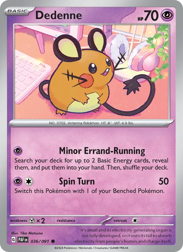Dedenne – Paldean Fates 036