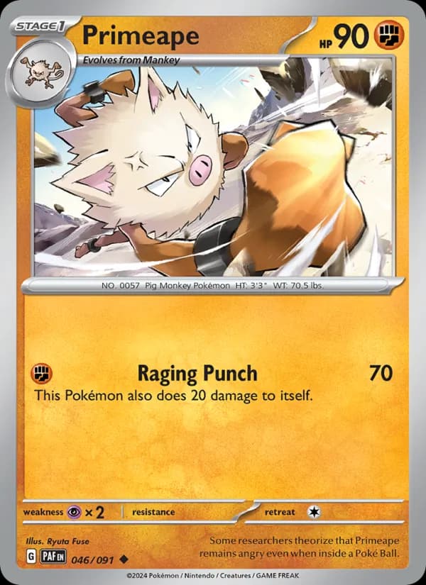Primeape – Paldean Fates 046
