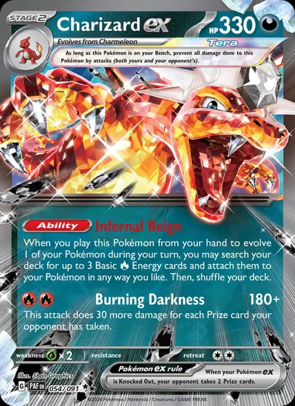 Charizard ex – Paldean Fates 054