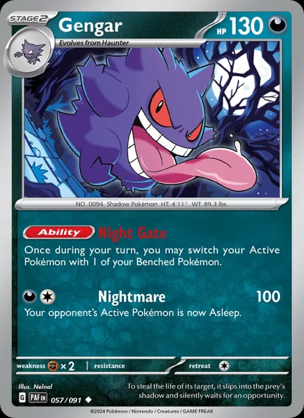 Gengar – Paldean Fates 057