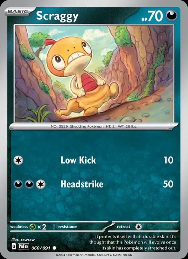 Scraggy – Paldean Fates 060